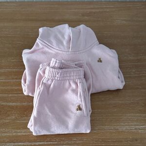 Baby Gap Pink Hoodie and Joggers Set